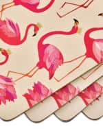 Image 3 of 5: Sara Miller Sara Miller Flamingo Placemats, Set of 4