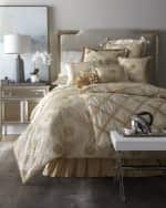 Image 4 of 4: Austin Horn Collection Bellissimo Standard Pieced Sham with Fringe