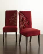 Image 2 of 2: Haute House Miguel Dining Chairs, Coordinating Pair