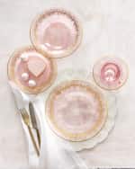 Image 5 of 5: Neiman Marcus Blush Oro Bello Dinner Plates, Set of 4