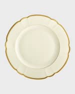 Image 2 of 2: Haviland & Parlon Colette Gold French Rim Soup Plate