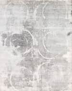 Image 5 of 5: Exquisite Rugs Montclair Hand-Knotted Silk Rug, 8' x 10'