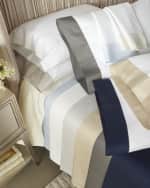 Image 9 of 9: Ralph Lauren Home Organic Sateen Border Duvet, FULL-QUEEN