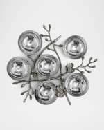 Image 4 of 5: Michael Aram Black Orchid Sedar Plate