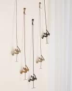 Image 2 of 2: Global Views Climbing Woman Wall Mount Decor