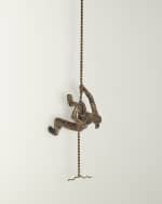Image 1 of 2: Global Views Climbing Woman Wall Mount Decor