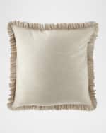 Image 1 of 2: Sherry Kline Home Blissful Solid Linen European Sham