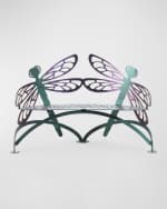 Image 3 of 5: Cricket Forge Dragonfly Outdoor Bench
