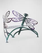 Image 4 of 5: Cricket Forge Dragonfly Outdoor Bench