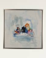 Image 1 of 2: Jill Pumpelly Fine Art "Floating Away 2" Limited Edition Hand-Embellished Giclee