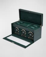 Image 3 of 8: WOLF British Racing Triple Watch Winder with Storage