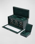 Image 4 of 8: WOLF British Racing Triple Watch Winder with Storage