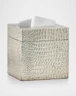 Image 1 of 2: Labrazel Crocodile Silver Tissue Cover