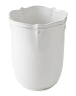 Image 1 of 2: Juliska Berry & Thread Wastebasket - Whitewash