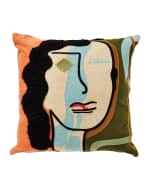Image 2 of 2: Global Views Veronica Pillow