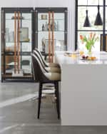 Image 2 of 4: Caracole Another Round Counter Stool, 25"