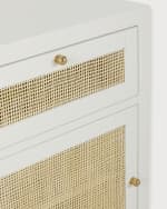Image 4 of 4: Worlds Away Hannah Cane Cabinet