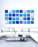 Image 2 of 2: Karo Studios Water Glass Wall Sculpture