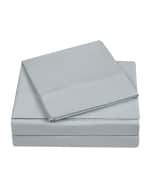 Image 1 of 2: Charisma 400-Thread Count Percale King Pillowcase Set, Gray