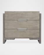 Image 2 of 3: Bernhardt Foundations 3 Drawer Nightstand