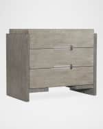 Image 1 of 3: Bernhardt Foundations 3 Drawer Nightstand