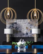 Image 3 of 5: Crystorama Doral 1-Light Pendant