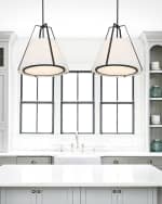 Image 3 of 5: Crystorama Fulton 3-Light Pendant