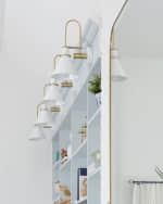 Image 4 of 5: Crystorama Medford 1-Light Wall Mount