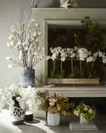 Image 2 of 2: John-Richard Collection Rows Of Orchids Faux-Floral Arrangement