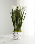 Image 1 of 2: John-Richard Collection Paper Whites Faux-Floral Arrangement
