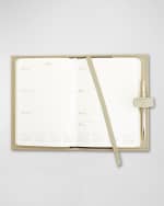 Image 2 of 4: ROYCE New York Monogrammed Executive Weekly Leather Calendar Planner