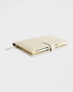 Image 3 of 4: ROYCE New York Monogrammed Executive Weekly Leather Calendar Planner