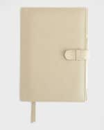 Image 1 of 4: ROYCE New York Monogrammed Executive Weekly Leather Calendar Planner