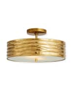Image 2 of 4: Arteriors Anna Semi-Flush Mount