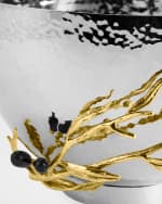 Image 3 of 5: Michael Aram Olive Branch Large Bowl