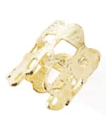 Image 1 of 2: Nomi K 24K Gold-Plated Wall Napkin Rings, Set Of 4	