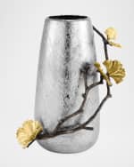 Image 1 of 5: Michael Aram Butterfly Ginkgo Small Vase