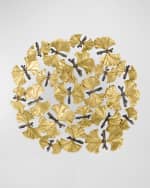 Image 3 of 5: Michael Aram Butterfly Ginkgo Centerpiece Bowl
