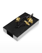 Image 1 of 4: Michael Aram Butterfly Ginkgo Guest Towel Holder
