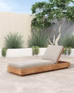Image 1 of 2: Four Hands Kinta Outdoor Chaise