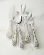 Image 1 of 2: Neiman Marcus Pewter 5-Piece Elegance Cutlery Set