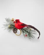 Image 1 of 2: Kim Seybert Holiday Cardinal II Napkin Ring