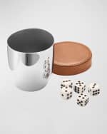 Image 2 of 2: Georg Jensen Sky Stainless Steel 5-Dice Set in Case