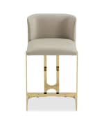Image 2 of 3: Interlude Home Banks Counter Stool