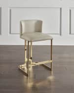 Image 1 of 3: Interlude Home Banks Counter Stool