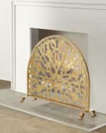 Image 1 of 3: Arched Cut-Out Fire Screen