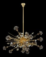 Image 2 of 2: Allegri Crystal by Kalco Lighting Constellation 36" 30-Light Oval Chandelier