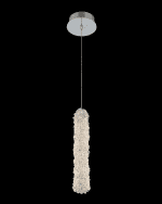Image 2 of 2: Allegri Crystal by Kalco Lighting Lina 14" LED Mini Pendant Light