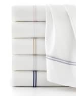 Image 1 of 2: Matouk 2 Lines Twin Sheet Set