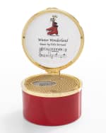 Image 2 of 2: Halcyon Days Christmas Ice Skater Musical Box
